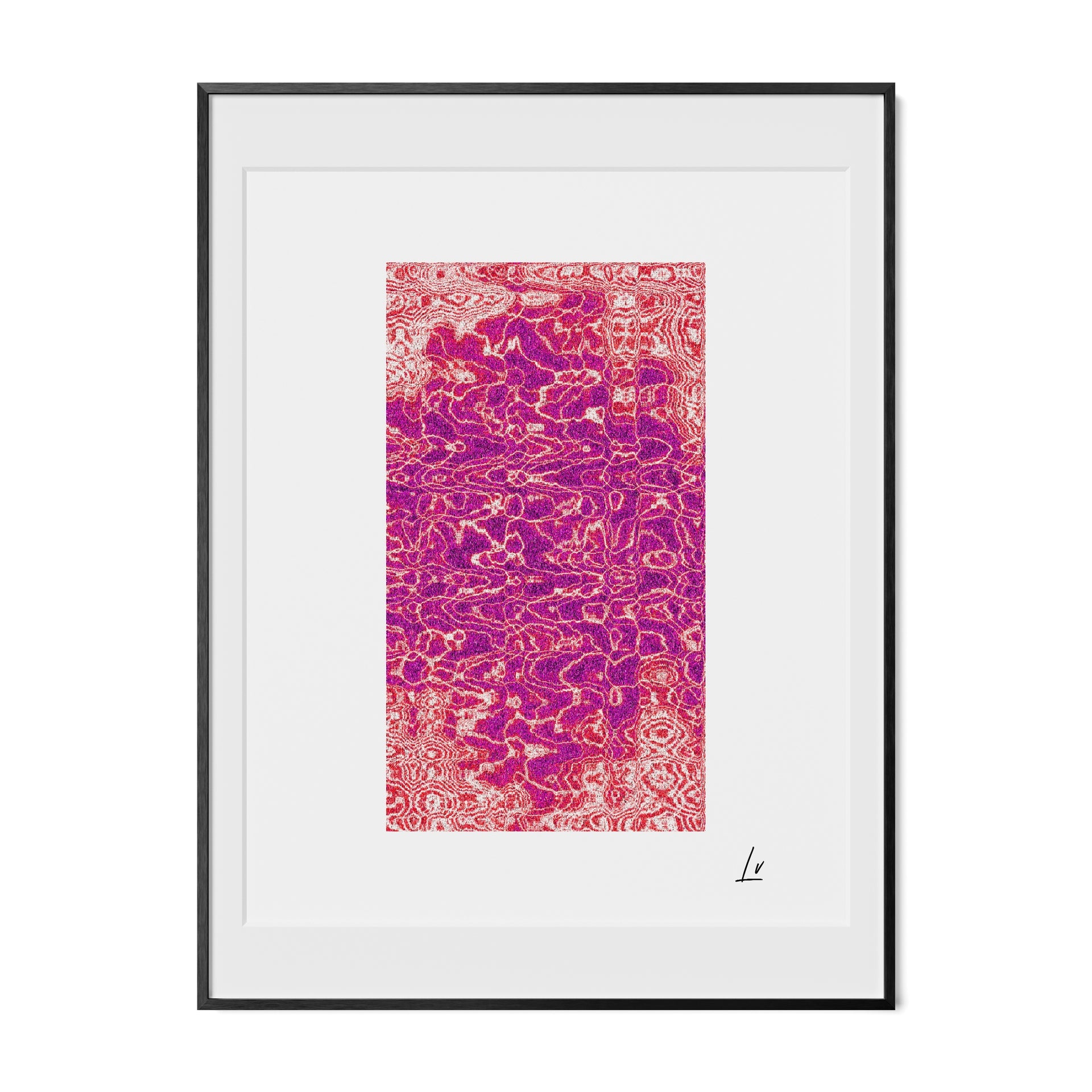 Dimensional Fabric | Matted Frame