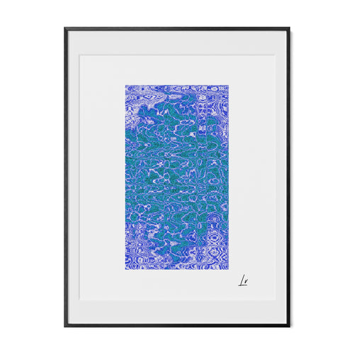 Dimensional Fabric | Matted Frame