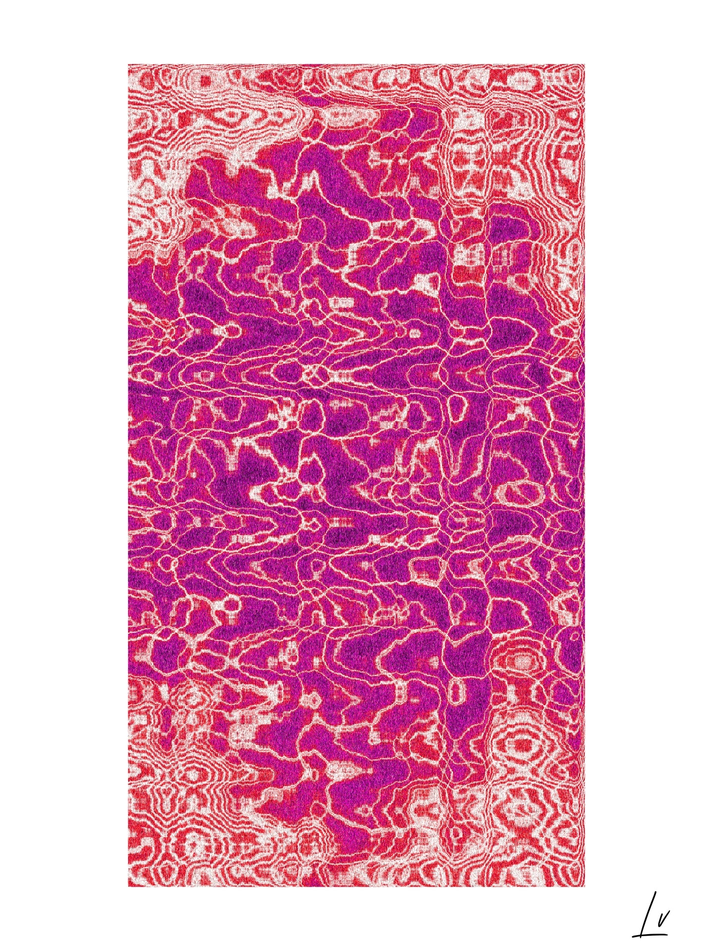 Dimensional Fabric | Matted Frame