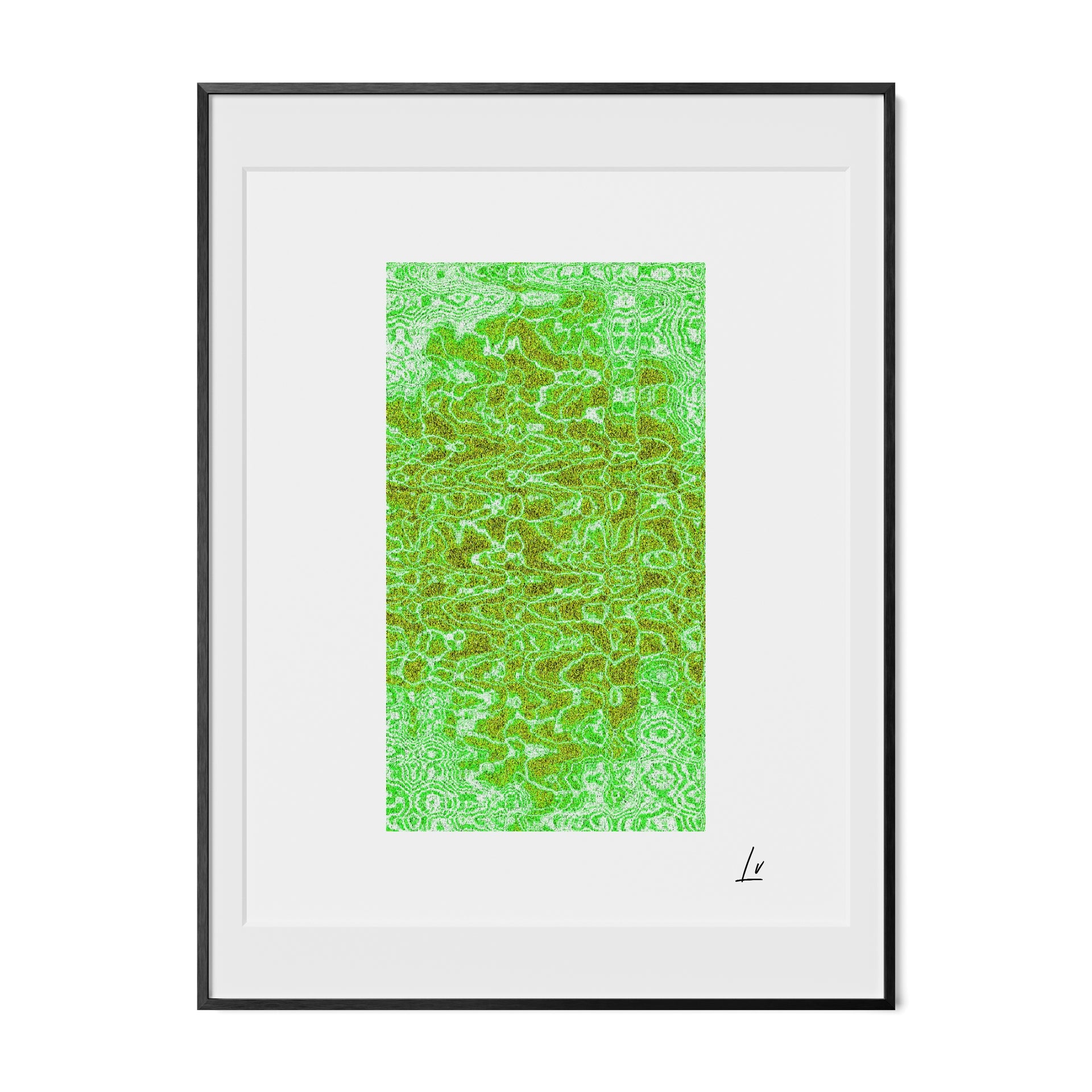 Dimensional Fabric | Matted Frame